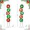 Glitzhome® Metal Metal JOY & NOEL Ornament Yard Stake/Wall Décor Set